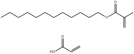 2-Propenoic acid, 2-methyl-, dodecyl ester, polymer with 2-propenoic acid, sodium salt,67186-21-4,结构式
