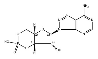 8-Aza-cAMP,67190-31-2,结构式