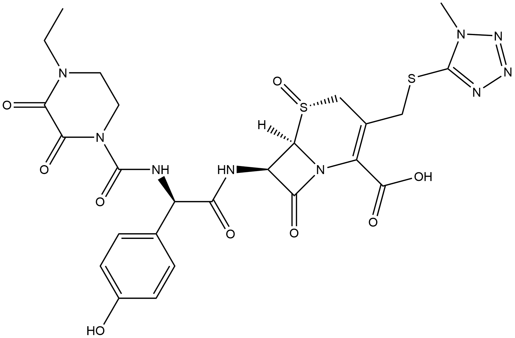 Cefoperazone impurity02 Struktur