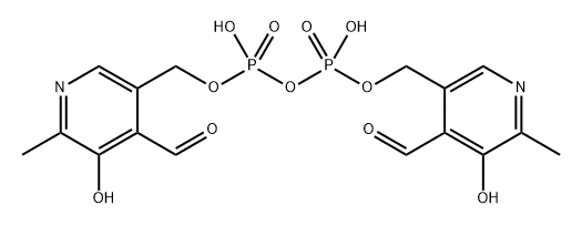 P(1),P(2)-bis(5'-pyridoxal)diphosphate Structure