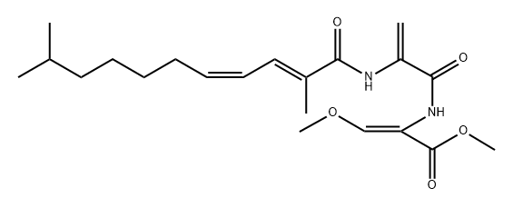 孢囊杆菌素 B2, 672929-30-5, 结构式