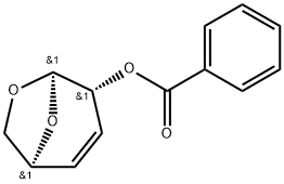 .beta.-D-erythro-Hex-3-enopyranose, 1,6-anhydro-3,4-dideoxy-, benzoate 结构式