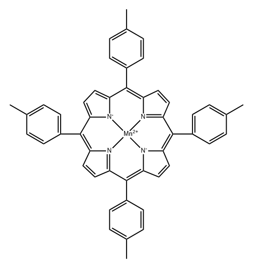 四对甲苯基卟啉锰 结构式