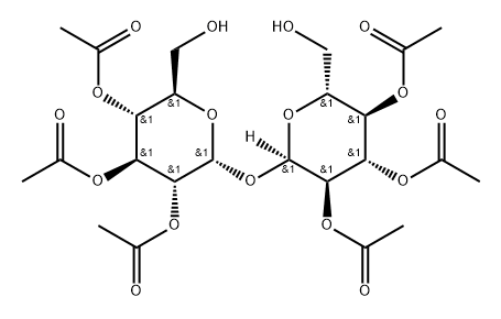 α-D-Glucopyranoside, 2,3,4-tri-O-acetyl-α-D-glucopyranosyl, 2,3,4-triacetate Struktur