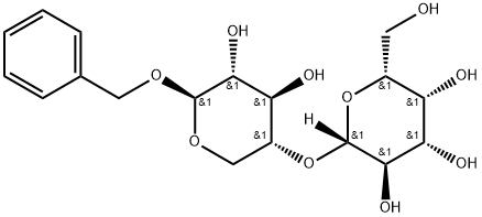 (2S,3R,4S,5R,6R)-2-(((3R,4R,5R,6R)-6-(benzyloxy)-4,5-dihydroxytetrahydro-2H-pyran-3-yl)oxy)-6-(hydroxymethyl)tetrahydro-2H-pyran-3,4,5-triol(WXC01577) Structure
