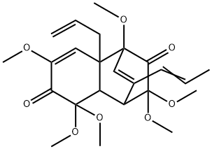 イソアサトンA 化学構造式