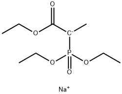 Propanoic acid, 2-(diethoxyphosphinyl)-, ethyl ester, ion(1-), sodium (1:1)