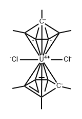dichlorouranium, 1,2,3,4,5-pentamethylcyclopentane,67506-89-2,结构式