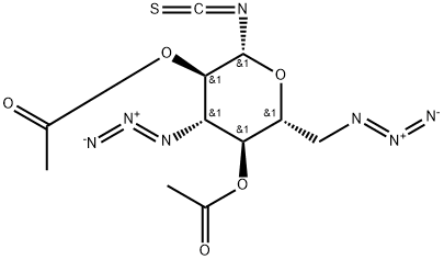 2,4-di-O-acetyl-3,6-diazido-3,6-dideoxy-β-D-glucopyranosyl isothiocyanate,675616-81-6,结构式