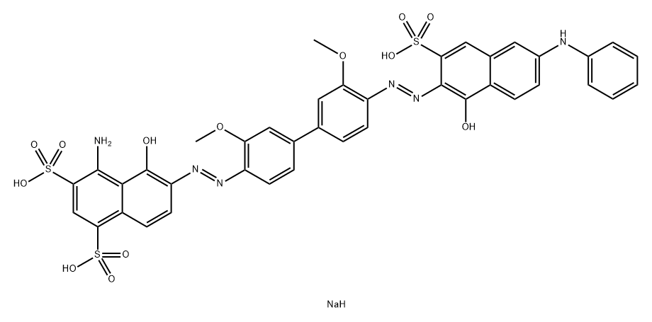 Direct blue 215 (C.I. 24415) Structure