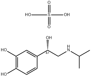 Benzyl alcohol, 3,4-dihydroxy-a-[(isopropylamino)methyl]-, sulfate (2:1) (salt), (+)- (8CI) 化学構造式