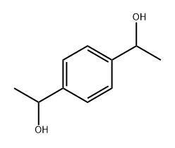 1,4-Benzenedimethanol, α1,α4-dimethyl- Structure