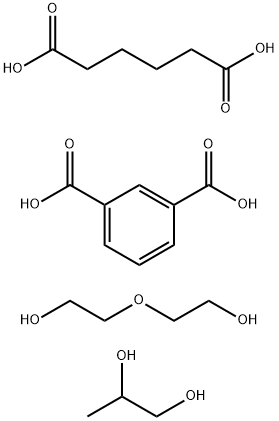 1,3-Benzenedicarboxylic acid, polymer with hexanedioic acid, 2,2-oxybisethanol and 1,2-propanediol|