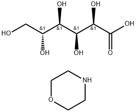 D-グルコン酸/モルホリン,(1:1) 化学構造式