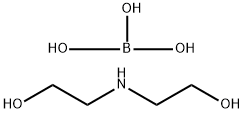 orthoboric acid, compound with 2,2'-iminodiethanol Struktur