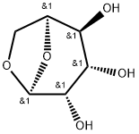 .beta.-L-Gulopyranose, 1,6-anhydro- Struktur