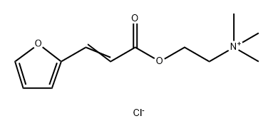 Choline, chloride, 2-furanacrylate Structure