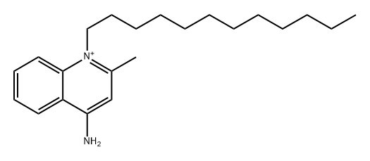 Quinolinium, 4-amino-1-dodecyl-2-methyl-|化合物 T25640