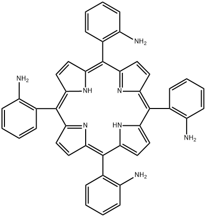 5,10,15,20-四(2'-氨基苯基)卟啉 结构式
