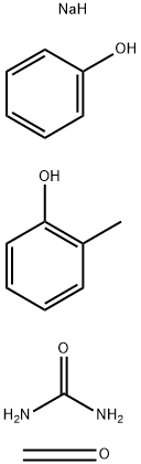 o-cresol, sulfonated/ urea-formaldehyde-phenol polymer, Na Struktur