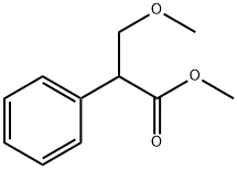 3-甲氧基-2-苯基丙酸甲酯, 68145-31-3, 结构式
