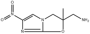 (2-Methyl-6-nitro-2,3-dihydroimidazo[2,1-b]oxazol-2-yl)methanamine Structure