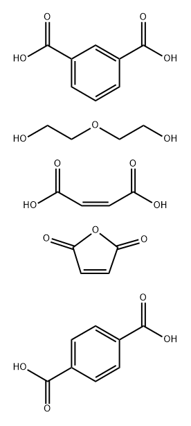 1,3-Benzenedicarboxylic acid, polymer with 1,4-benzenedicarboxylic acid, (2Z)-2-butenedioic acid, 2,5-furandione and 2,2-oxybisethanol|