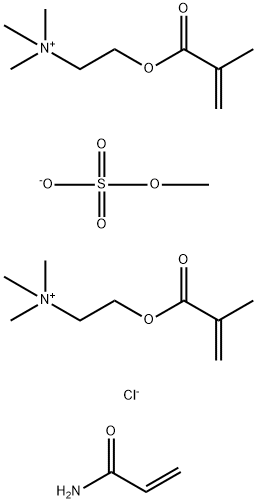 Polyacrylamide, kationisch mit Kationenstrke <=15 % und einem Restmonomergehalt <0,1 % 化学構造式