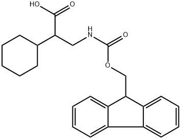 3-((((9H-芴-9-基)甲氧基)羰基)氨基)-2-环己基丙酸, 683217-61-0, 结构式