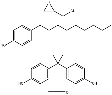 Formaldehyde, polymer with (chloromethyl)oxirane, 4,4-(1-methylethylidene)bisphenol and 4-nonylphenol Structure