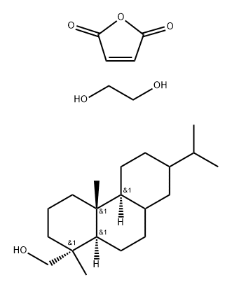 2,5-Furandione, polymer with 1,2-ethanediol, [tetradecahydro-1,4a-dimethyl- 7-(1-methylethyl)-1-phenanthrenyl]methyl ester Structure