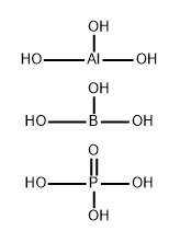 Phosphoric acid, reaction products with aluminum hydroxide and boric acid (H3BO3) Struktur