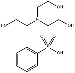 C10-13-苯磺酸-烷基衍生物与三乙醇胺的化合物, 68411-31-4, 结构式