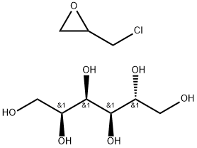 d-Glucitol, reaction products with epichlorohydrin  Struktur