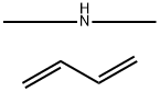 N-甲基甲胺与水解环氧化聚丁二烯的反应产物 结构式