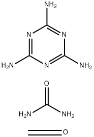 脲与甲醛和1,3,5-三嗪三胺的甲基化的聚合物,68442-58-0,结构式