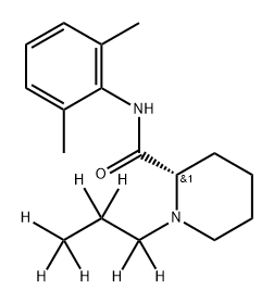 [2H7]-Ropivacaine Struktur
