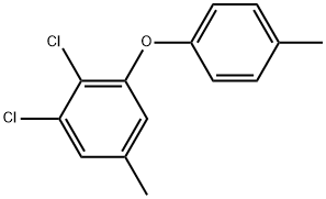 1,2-Dichloro-5-methyl-3-(4-methylphenoxy)benzene Structure