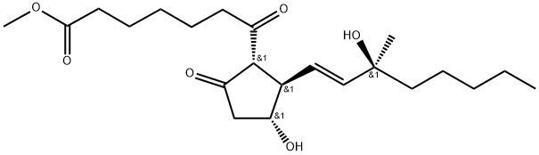 7-oxo-15-methylprostaglandin E1 methyl ester Structure