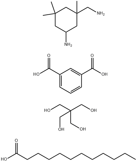 isophoronediamine/isophthalic-lauric acid/pentaerythritol Struktur