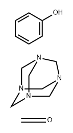 Phenol, polymer with formaldehyde, reaction products with hexamethylenetetramine Structure