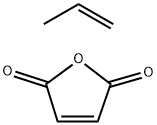 2,5-呋喃二酮与氯化聚丙烯的反应产物, 68609-36-9, 结构式