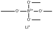 四甲氧基硼锂,6867-35-2,结构式