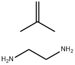 1,2-Ethanediamine, reaction products with chlorinated isobutylene homopolymer Struktur
