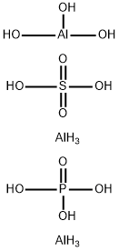 Sulfuric acid, aluminum salt (3:2), reaction products with aluminum hydroxide and aluminum phosphate (1:1) Struktur