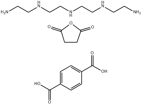1,4-Benzenedicarboxylic acid, compds. with polyisobutenyl succinic anhydride-tetraethylenepentamine reaction products Structure