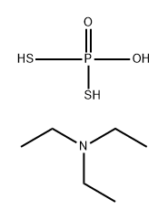 Phosphorodithioic acid,mixed O,O-bis(2-ethylhexyl and iso-Bu)esters,compds. with triethylamine Struktur