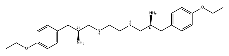 1,2-Propanediamine, N1,N1'-1,2-ethanediylbis[3-(4-ethoxyphenyl)-, (2S,2'S)- (9CI) Structure