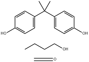 Formaldehyde, reaction products with bisphenol A and Bu alc. Struktur