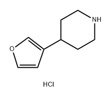 4-(呋喃-3-基)哌啶盐酸盐,690261-79-1,结构式